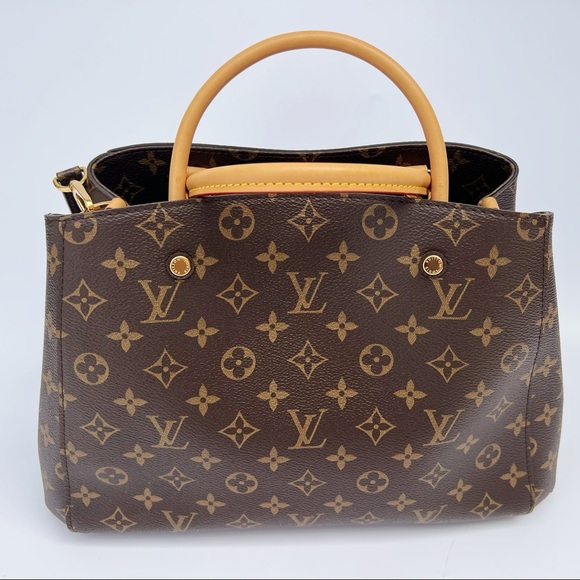 Authentic✅ Louis Vuitton Monogram Montaigne MM Satchel Shoulder Bag M41056 - Picture 3 of 11